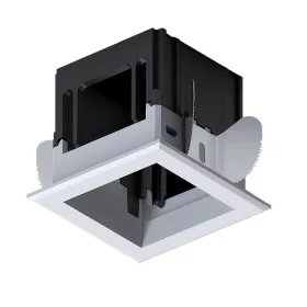 MODENA 1 MODULE RECESSED BOX WITH WHITE FRAME
