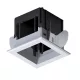 MODENA 1 MODULE RECESSED BOX WITH WHITE FRAME