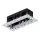 MODENA 3 MODULE RECESSED BOX WITHOUT FRAME