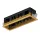 MODENA 4 MODULE RECESSED BOX WITH BRASS FRAME