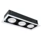 LED SPOTLIGHT QUAD312 12W 3XE27 2700K DARK GREY