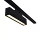 RAIL LIGHT FITTING K30 4-LINES 12W 120&degCCT BLACK
