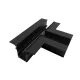 T-TYPE CONNECTOR FOR MAGNETIC RAIL LIGHTING SYSTEMS, SURFACE MOUNTABLE