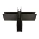 X-CONNECTOR FOR MAGNETIC RAIL, SURFACE MOUNTED