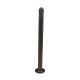 SP100 METAL POST 1000MM, DIAMETER 60MM BLACK
