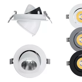TL190 COB RAIL LIGHT 30W 220-240V 2700K 24° BLACK