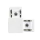 EL-LC L-CONNECTOR ULTRA SLIM MAGN. RAIL WHITE