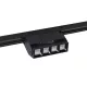 ZFLD RAIL LIGHT 2-LINES 12W 30° 4000K BLACK