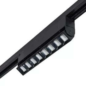 ZFLD RAIL LIGHT FIXTURE 2-LINES 20W 30° 4000K BLACK