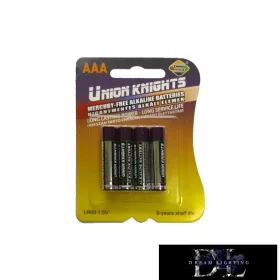   Union Knights mercury-free alkaline battery LR03 (AAA) 4 pcs/blister pack