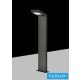 UNIVERSO Outdoor garden lamp 10w 720lm 4000k 110° IP54 Anthracite 134x137x580mm