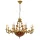 ALEXANDER CHANDELIER 12XE14 YELLOW BRASS