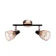 AMBIX SPOT 2XE14 BLACK/COPPER