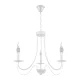 ANGELA CHANDELIER 3XE14 WHITE