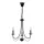 ANGELA CHANDELIER 3XE14 BLACK