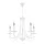 ANGELA CHANDELIER 5XE14 WHITE