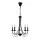 ANGELA CHANDELIER 5XE14 BLACK