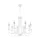 ANGELA CHANDELIER 8XE14 WHITE