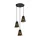 ANGELO CHANDELIER 3XE27 BLACK