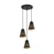 ANGELO CHANDELIER 3XE27 BLACK