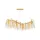 ANTONIO CHANDELIER 12XG9 GOLD/CRYSTALS