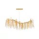 ANTONIO CHANDELIER 12XG9 GOLD/CRYSTALS