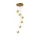 AURUM LED PENDANT 45W 3000K, GOLD