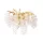 AUSTIN WALL LAMP 3XG9 GOLD/CRYSTALS