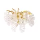 AUSTIN WALL LAMP 3XG9 GOLD/CRYSTALS