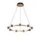 AXEL LED CHANDELIER 72W 3000K BLACK/GOLD