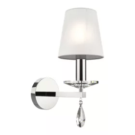 BARBARA WALL LAMP 1XE14 WHITE/CHROME