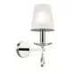 BARBARA WALL LAMP 1XE14 WHITE/CHROME