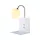 BETTY WALL LAMP 1XG9 WITH USB WHITE