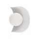 BRENDA WALL LAMP 1XG9 WHITE/BLACK