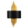 BRETON WALL LAMP 2XE14 GOLD/BLACK