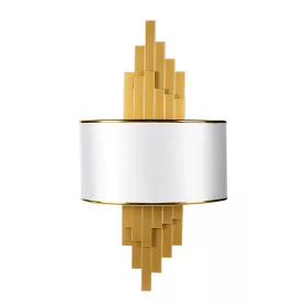 BRETON WALL LAMP 2XE14 GOLD/WHITE