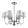 CARMEN CHANDELIER 6XE27 WHITE/CHROME