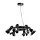 CINEMA CHANDELIER 6XE27 BLACK D630MM