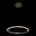 CORONA LED PENDANT 34W 3000K 660MM, GOLD, GOLD