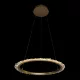 CORONA LED PENDANT 34W 3000K 660MM, GOLD, GOLD