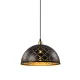 CRISTINA CHANDELIER 1XE27 BLACK/GOLD