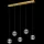 DIAMOND LED MEDALLION 21W 3000K, GOLD