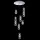 DIAMOND LED MEDALLION 28W 3000K, CHROME, CHROME
