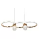ELZA LED MEDALLION 40W CCT, GOLD, GOLD