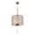 ERBA CHANDELIER 1XE27 ANTIQUE BRASS