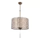 ERBA CHANDELIER 3XE27 ANTIQUE BRASS