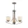 ERIN LUX CHANDELIER 3XE27 SATIN NICKEL