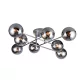 ERMINA CHANDELIER 8XE14 CHROME/GLASS