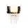 GUSTAV WALL LAMP 2XG9 GOLD/CRYSTALS