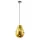 HELEN CHANDELIER 1XE27 AMBER GLASS